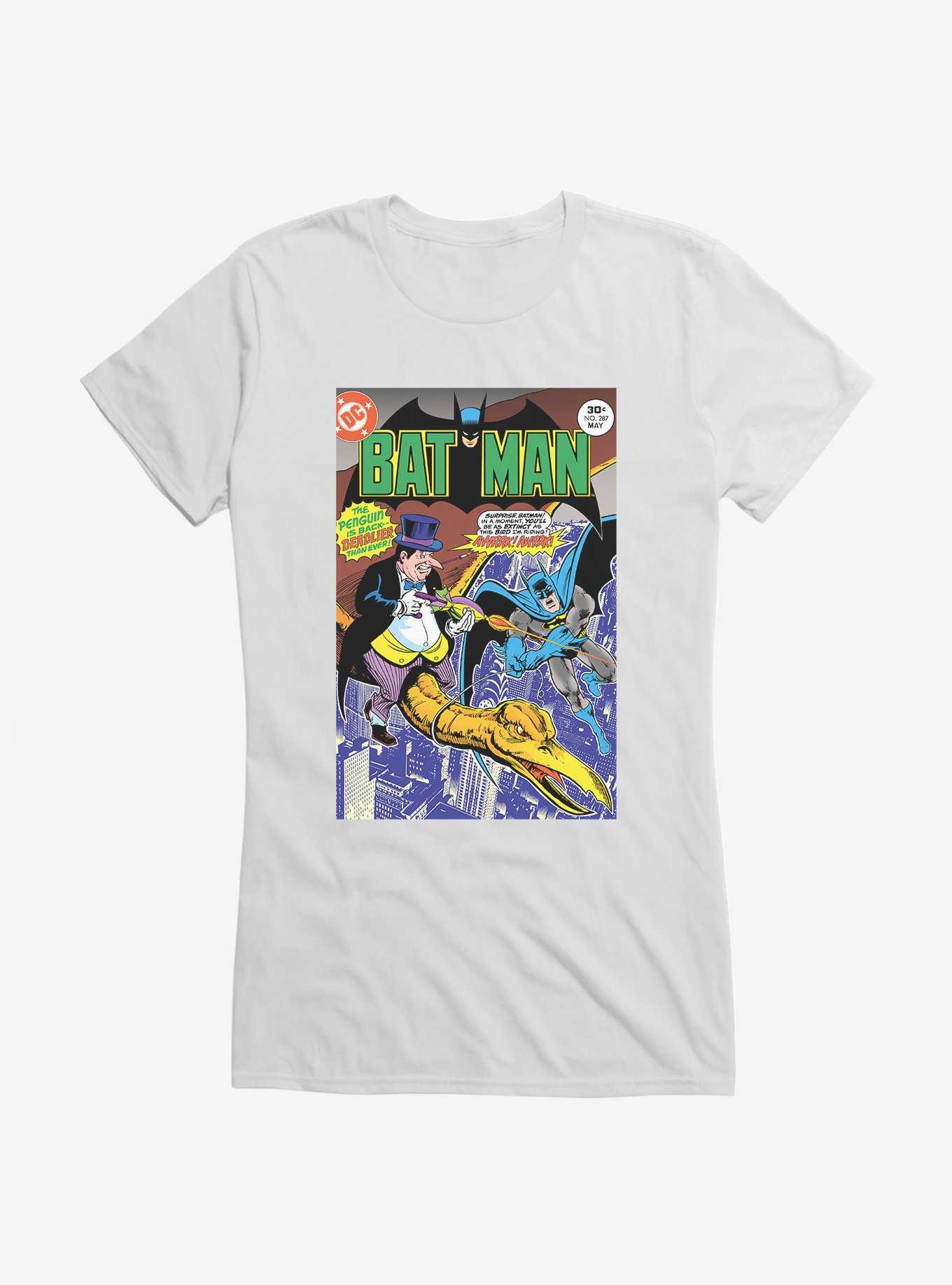 Batman The Penguin Comic Book Cover Girls T-Shirt, , hi-res