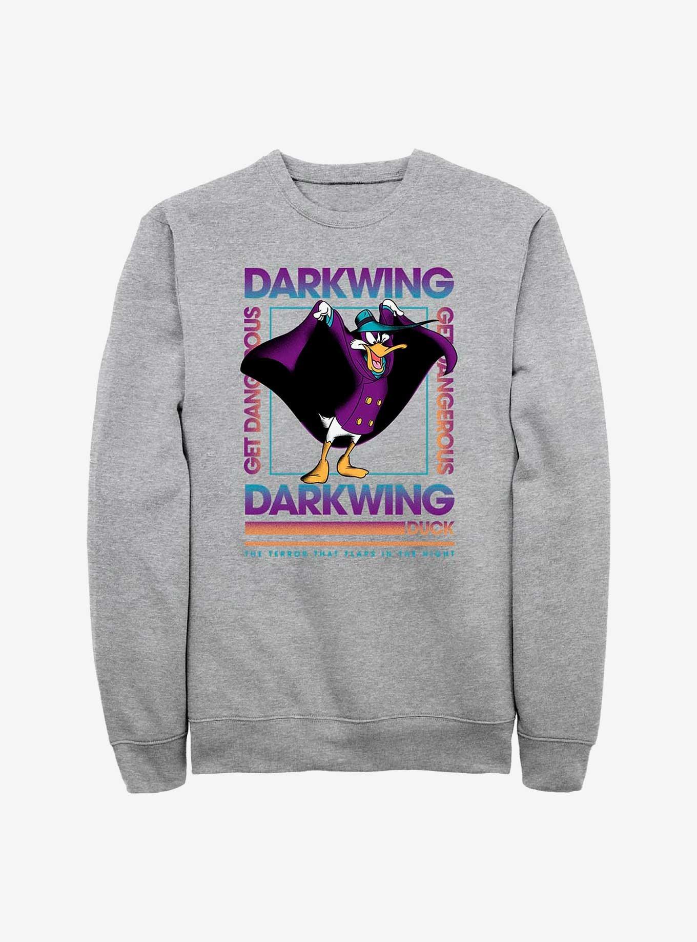 Disney Darkwing Duck Box Sweatshirt, ATH HTR, hi-res