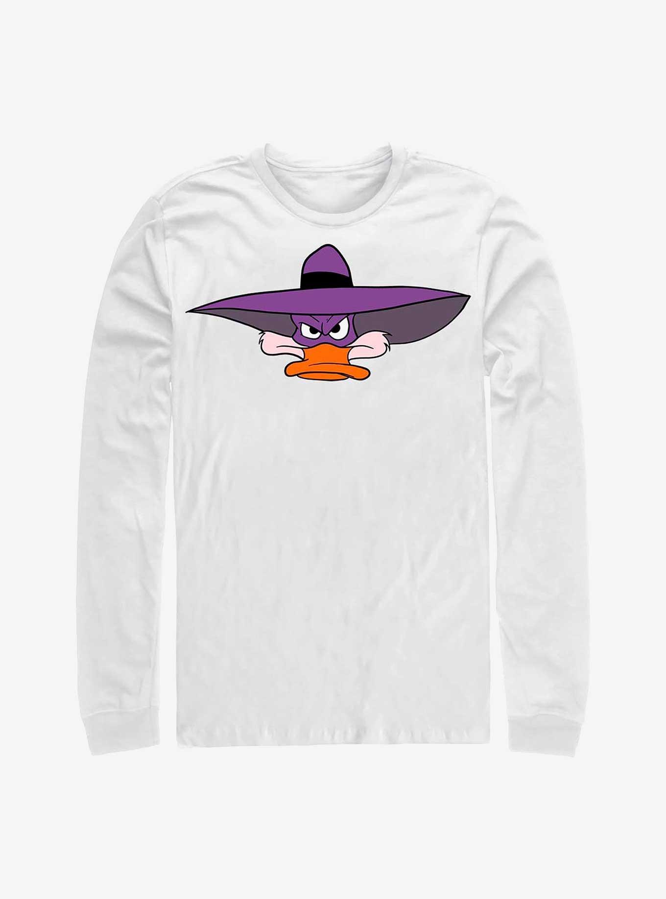 Duck Head Logo Long Sleeve T-Shirt - White