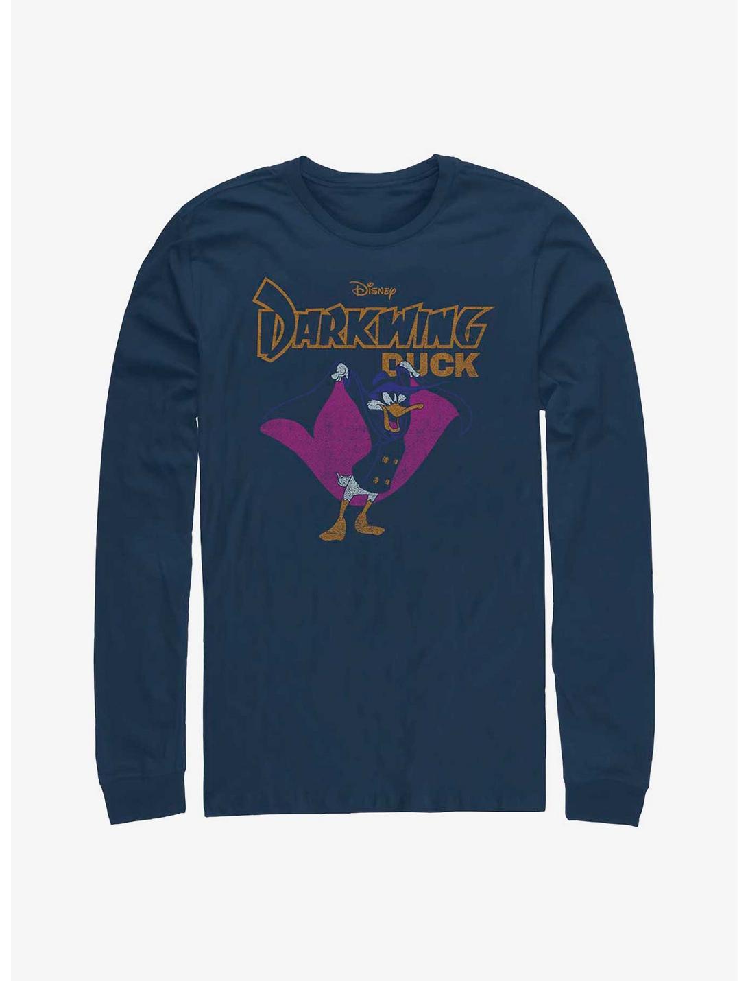 Disney Darkwing Duck The Dark Duck Long-Sleeve T-Shirt, NAVY, hi-res