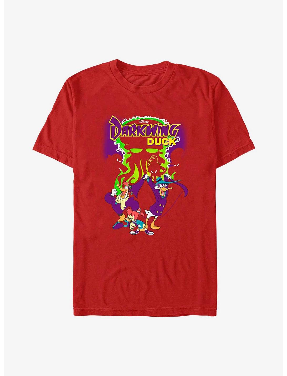 Disney Darkwing Duck Dangerous T-Shirt, RED, hi-res