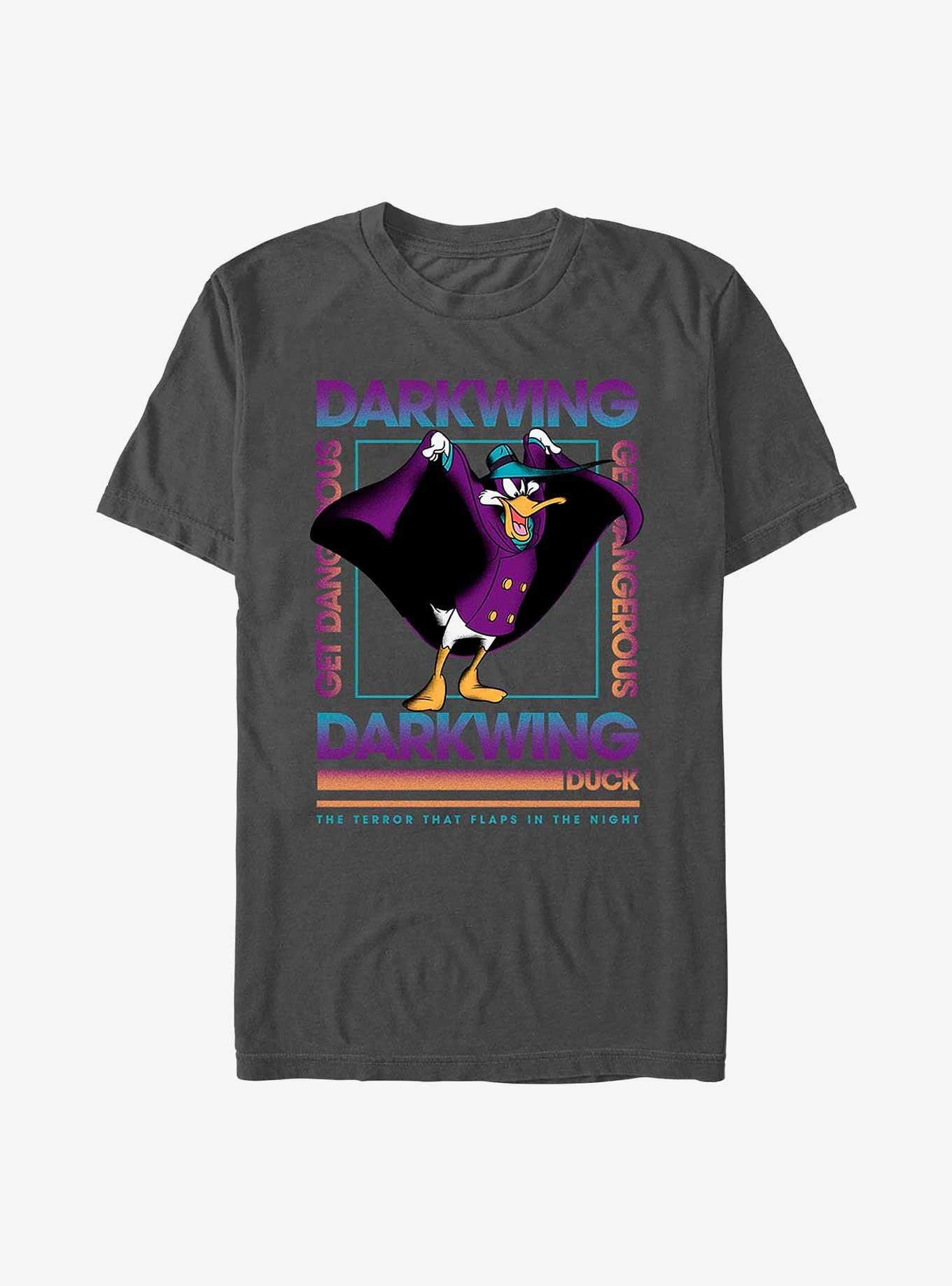 Disney Darkwing Duck Box T-Shirt, CHARCOAL, hi-res