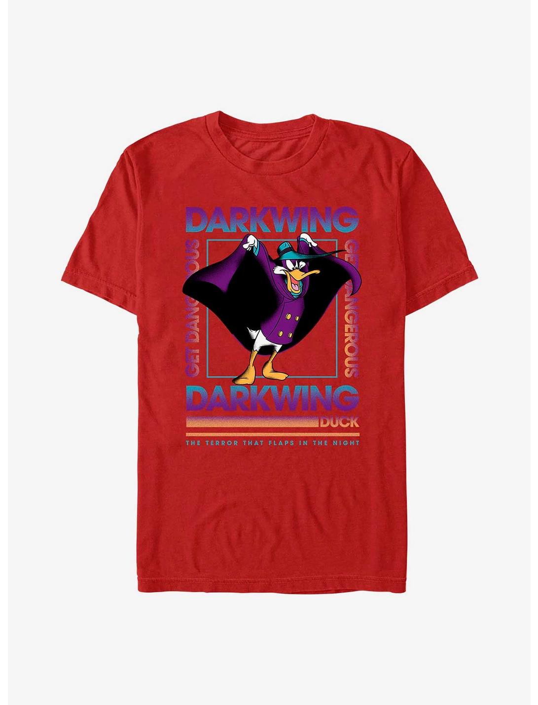 Disney Darkwing Duck Box T-Shirt, RED, hi-res