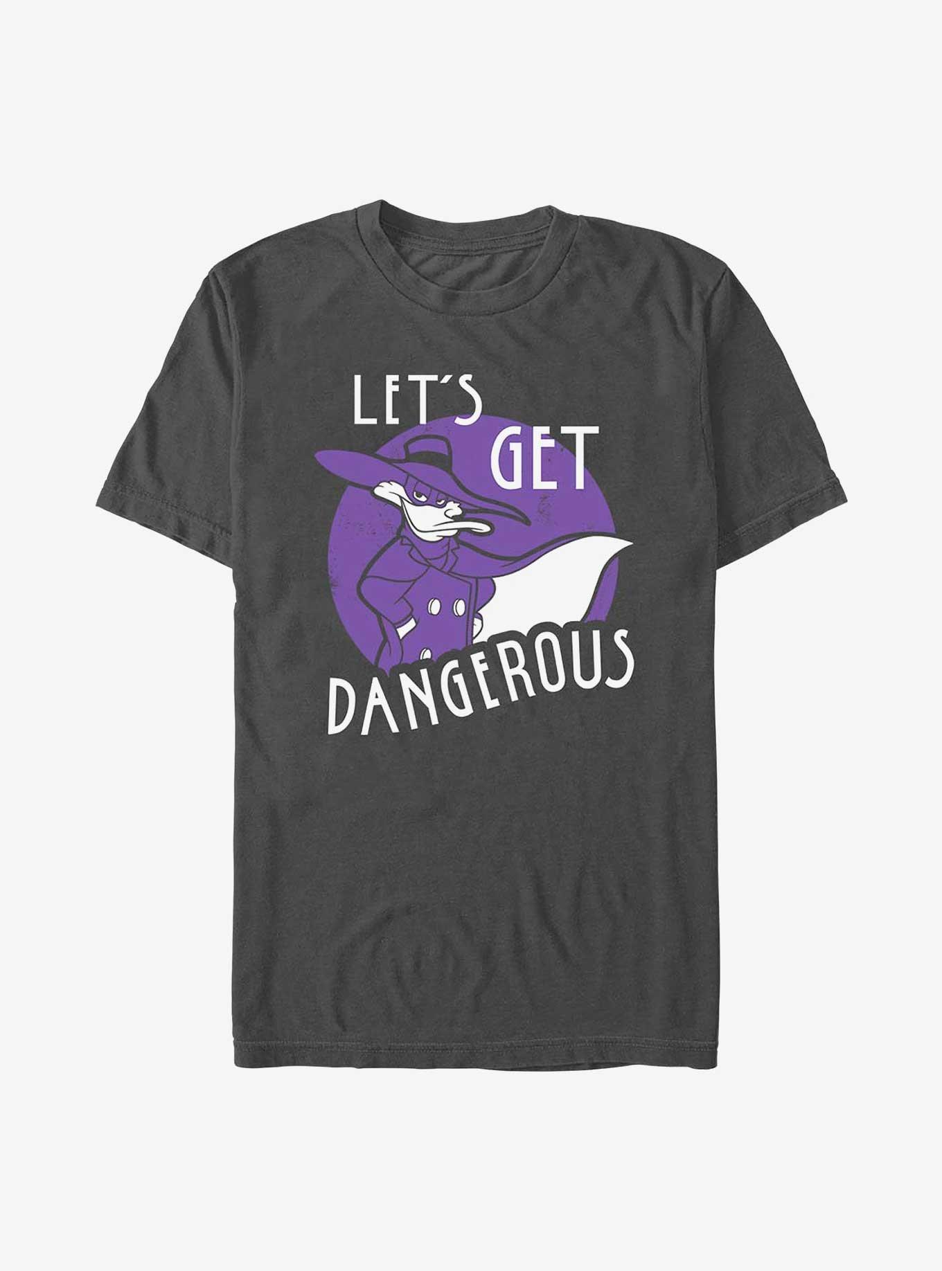 Disney Darkwing Duck Get Dangerous T-Shirt, CHARCOAL, hi-res