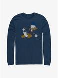 Disney DuckTales Dashing Angry Donald Duck Long-Sleeve T-Shirt, NAVY, hi-res
