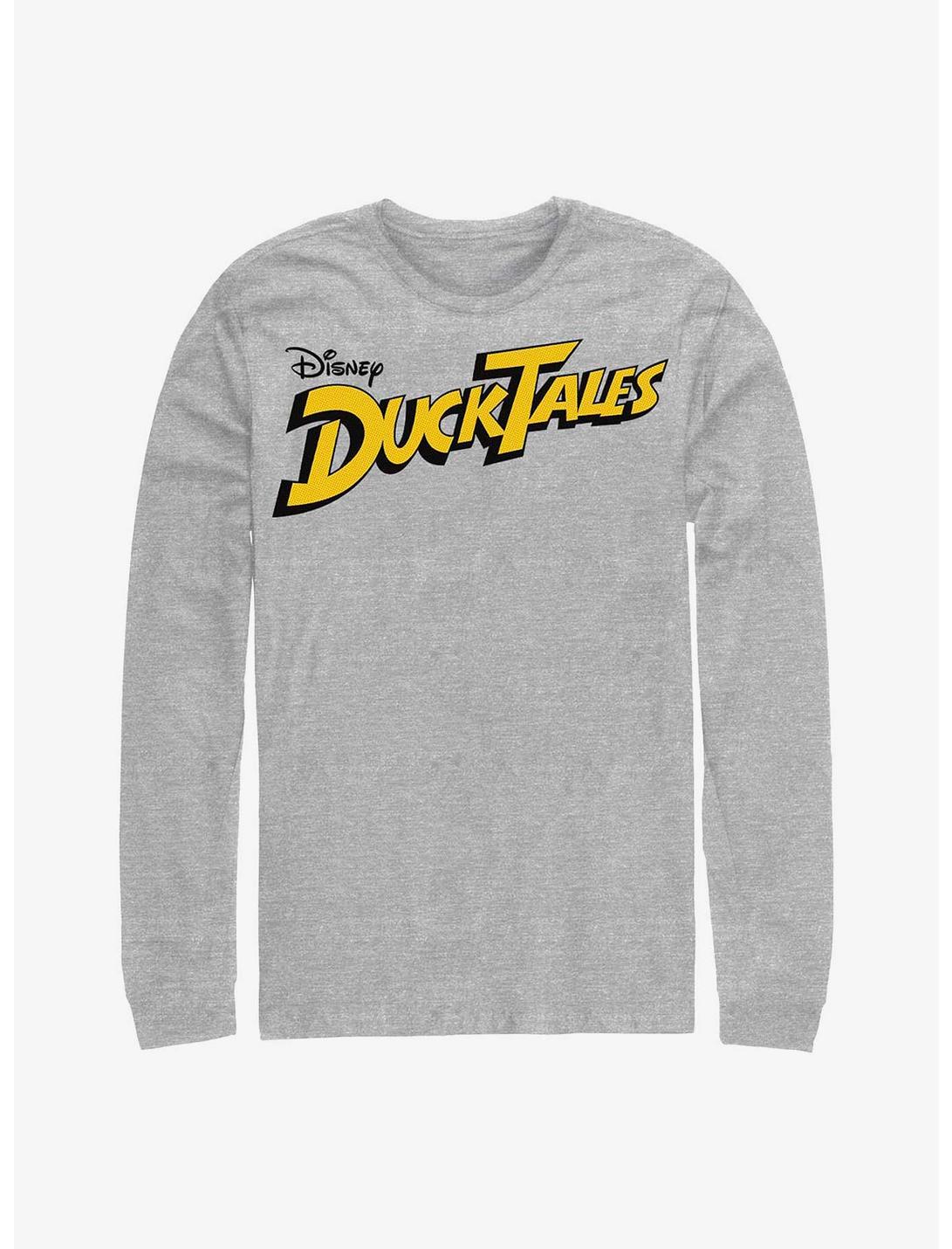 Disney DuckTales Logo Long-Sleeve T-Shirt, ATH HTR, hi-res