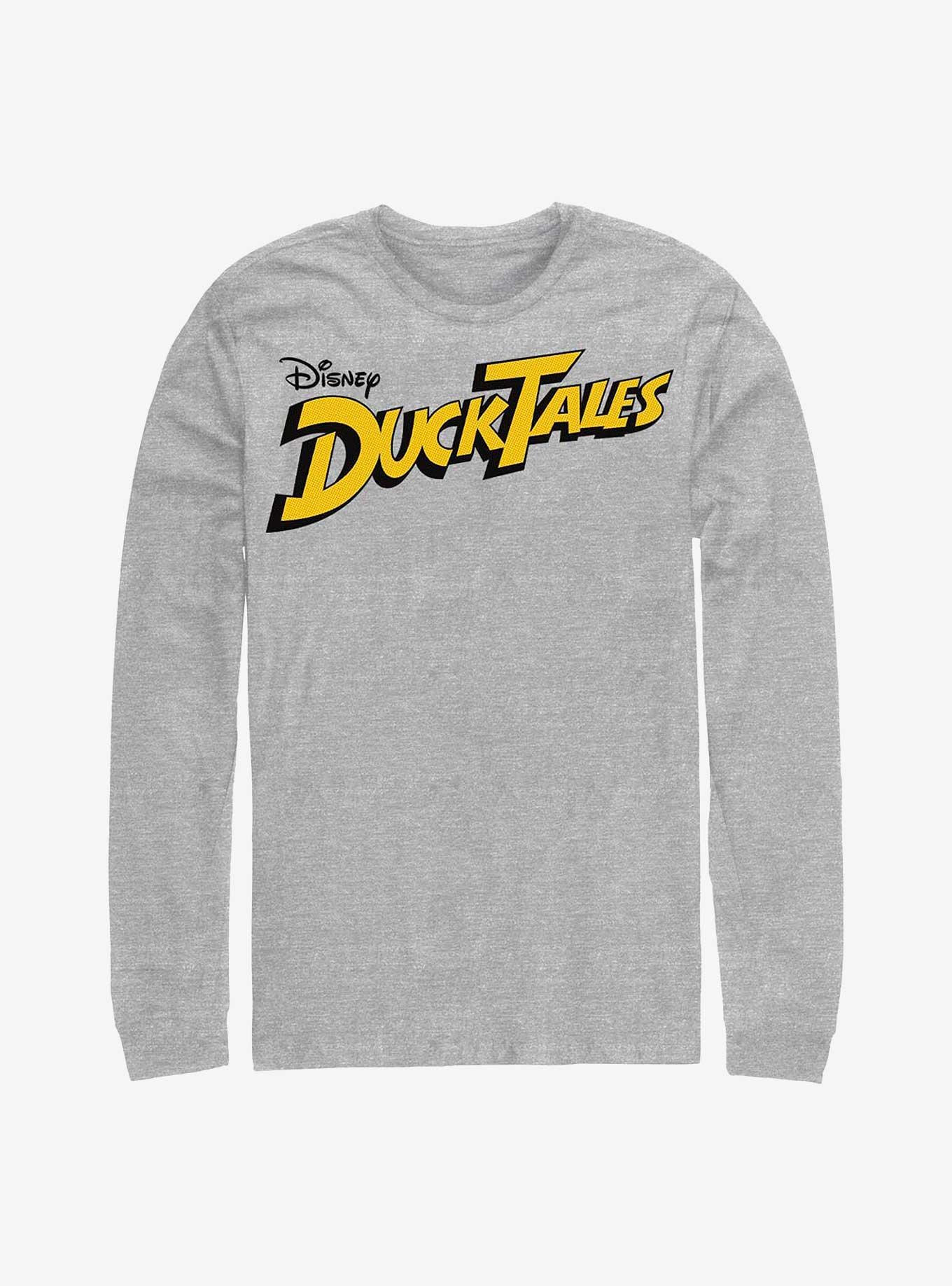 Disney DuckTales Logo Long-Sleeve T-Shirt, ATH HTR, hi-res