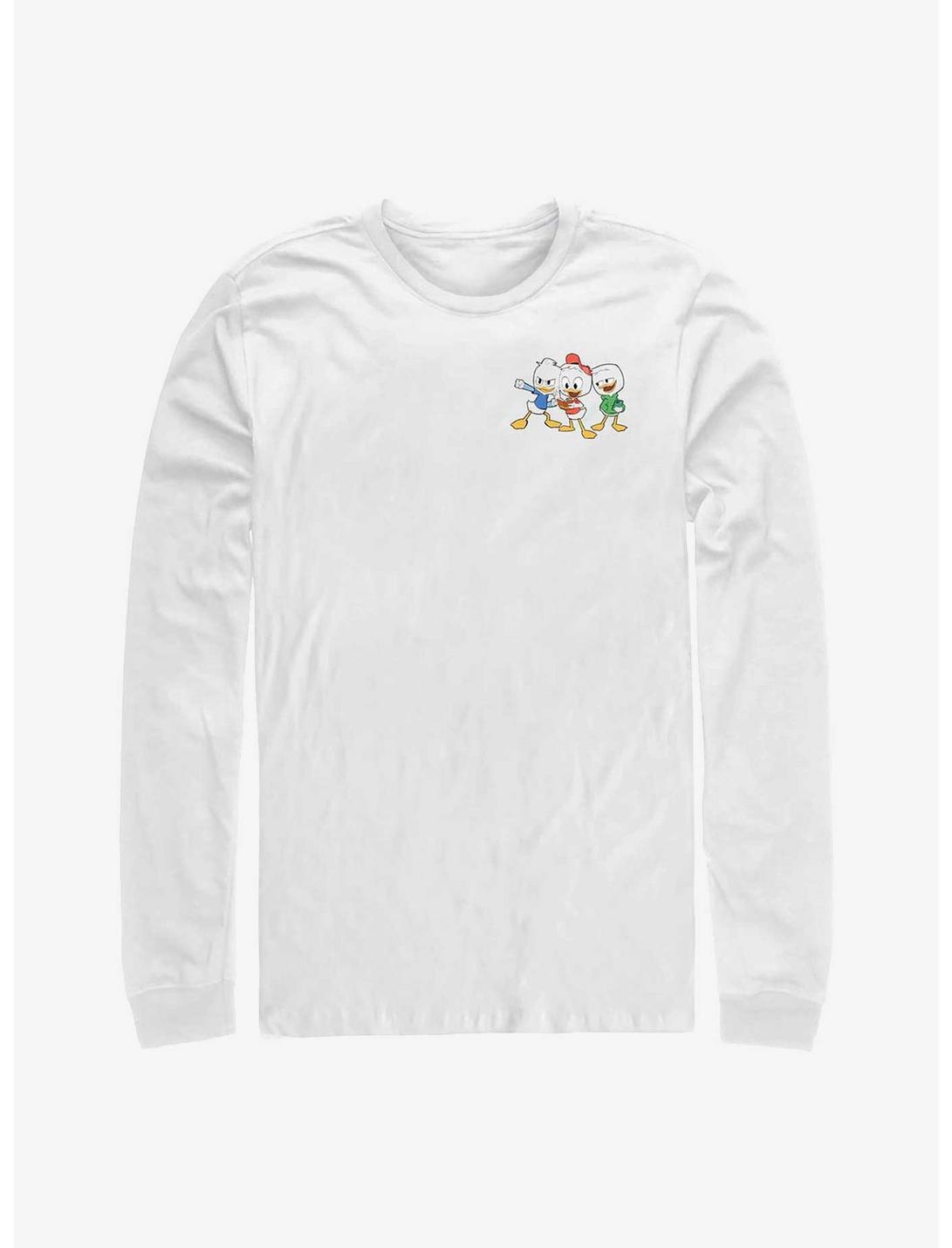 Disney DuckTales Corner Triplets Long-Sleeve T-Shirt, WHITE, hi-res