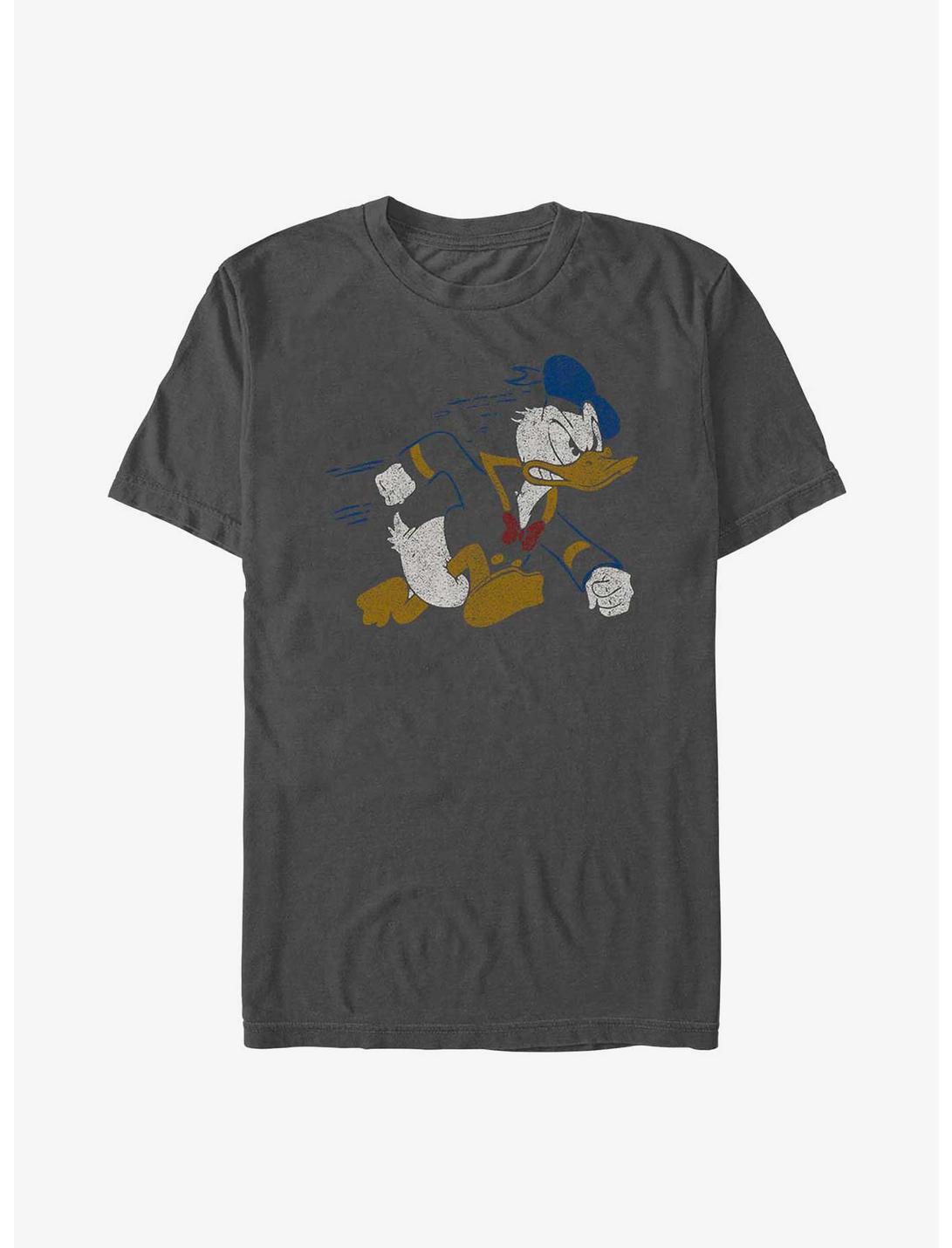 Disney DuckTales Dashing Angry Donald Duck T-Shirt, CHARCOAL, hi-res