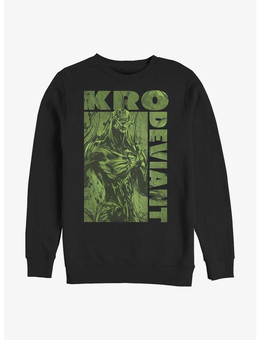 Marvel Eternals Green Kro Deviant Sweatshirt, BLACK, hi-res