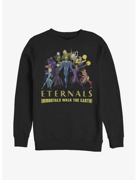 Marvel Eternals Cartoon Group Shot Sweatshirt, , hi-res