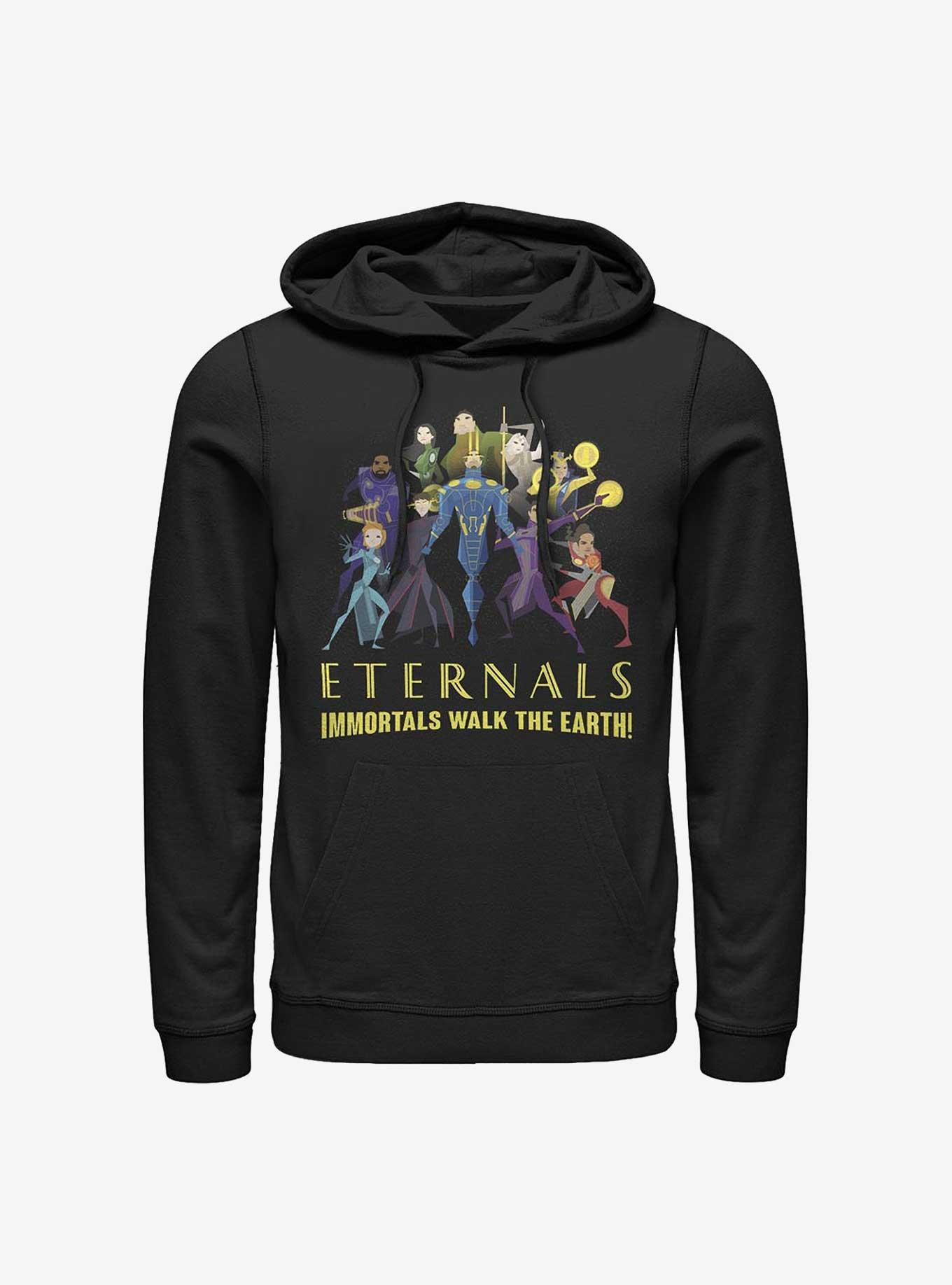 Marvel Eternals Cartoon Group Shot Hoodie, , hi-res