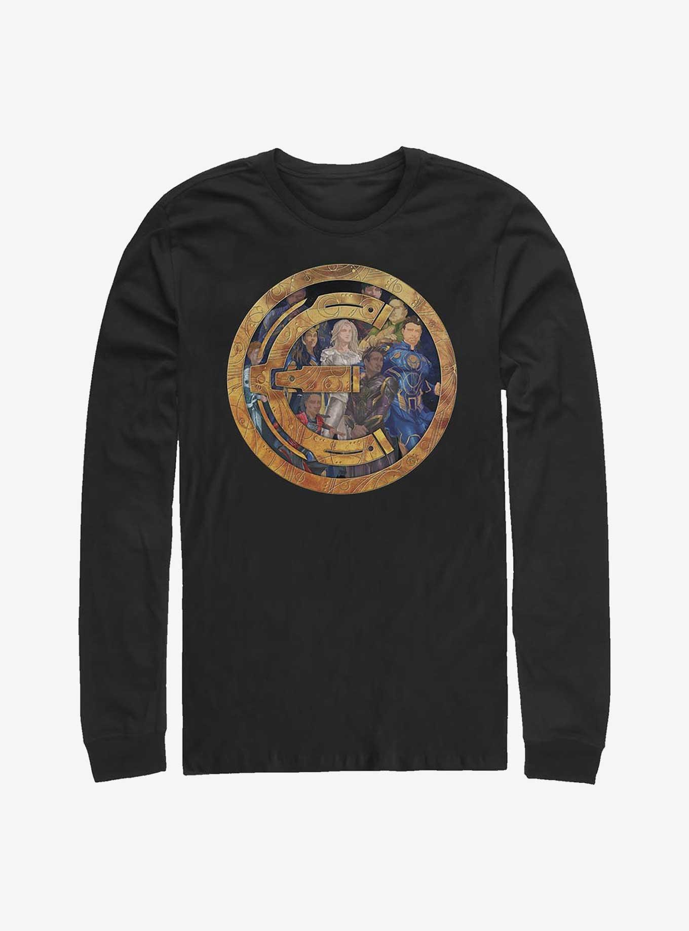 Marvel Eternals Badge Group Shot Long-Sleeve T-Shirt, , hi-res