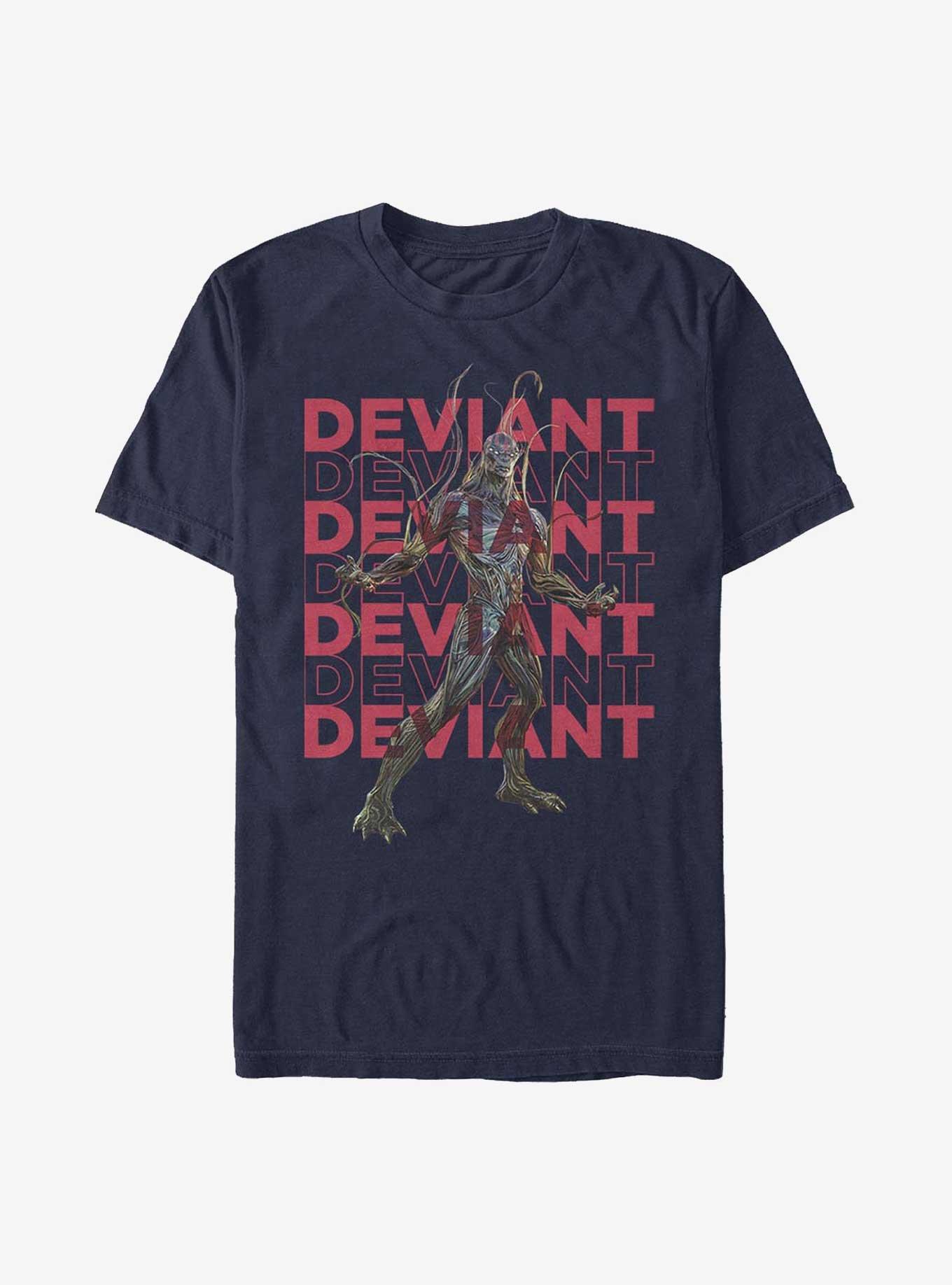 Marvel Eternals Kro Deviant Repeating T-Shirt, NAVY, hi-res