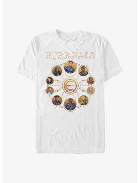 Marvel Eternals Circular Gold Group T-Shirt, , hi-res