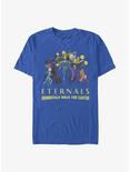Marvel Eternals Cartoon Group Shot T-Shirt, ROYAL, hi-res