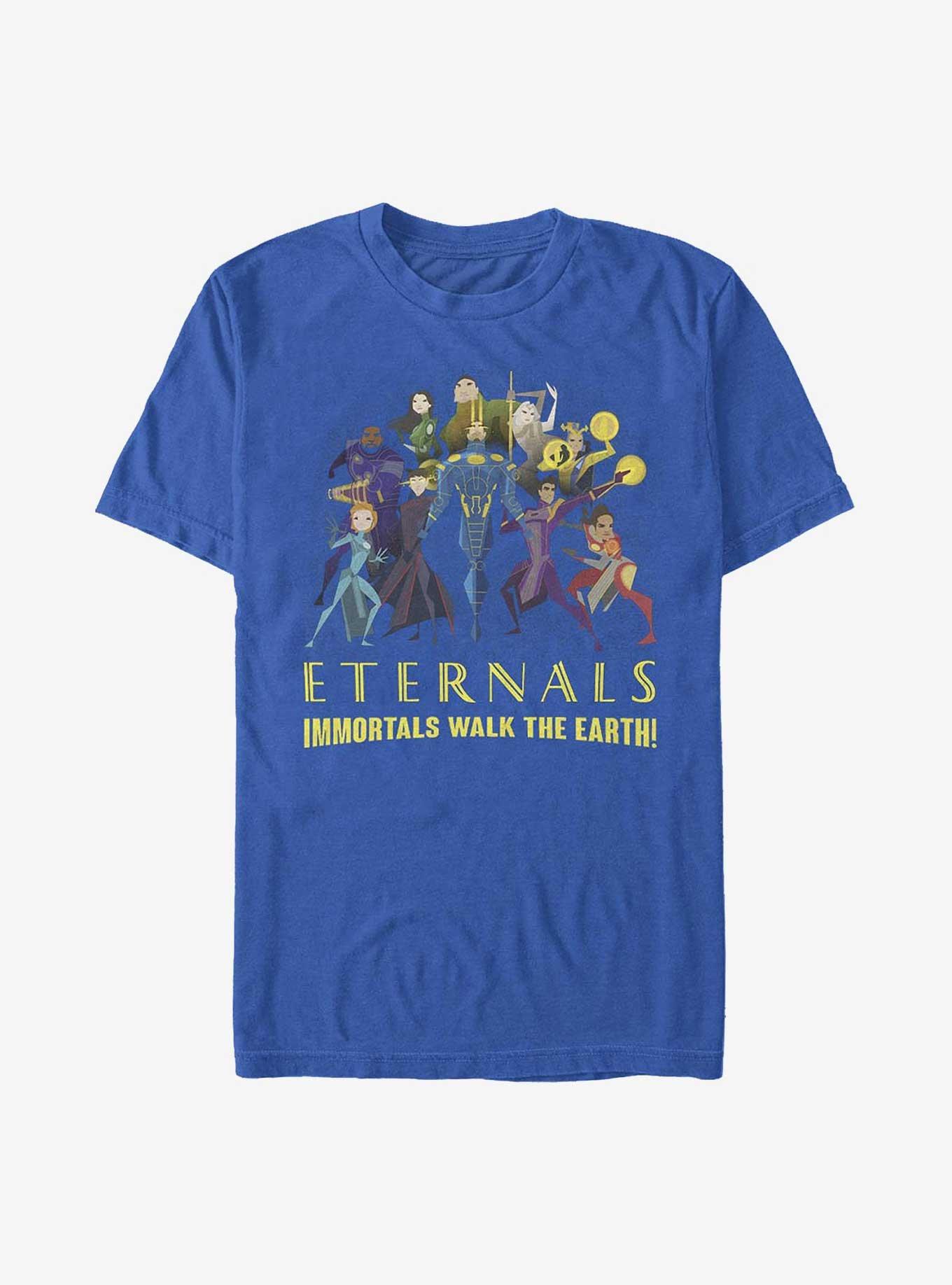 Marvel Eternals Cartoon Group Shot T-Shirt, , hi-res