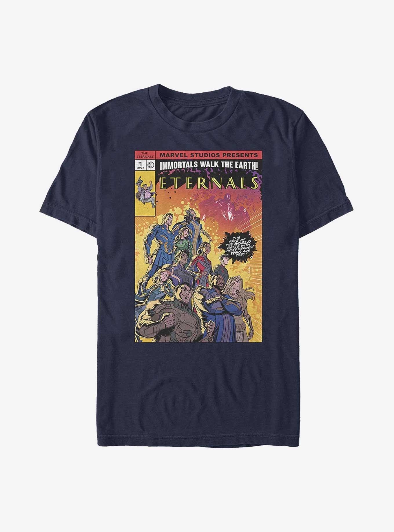 Marvel Eternals Halftone Comic Book Cover T-Shirt, , hi-res