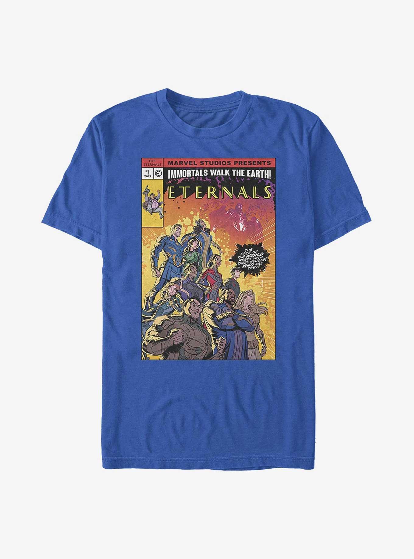 Marvel Eternals Halftone Comic Book Cover T-Shirt, , hi-res