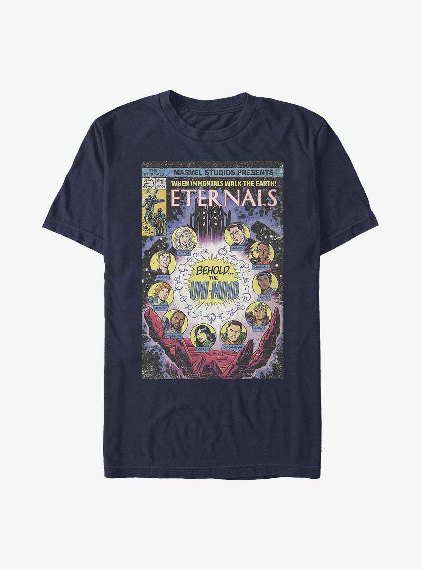 Marvel Eternals Vintage Comic Book Cover The Uni-Mind T-Shirt, , hi-res
