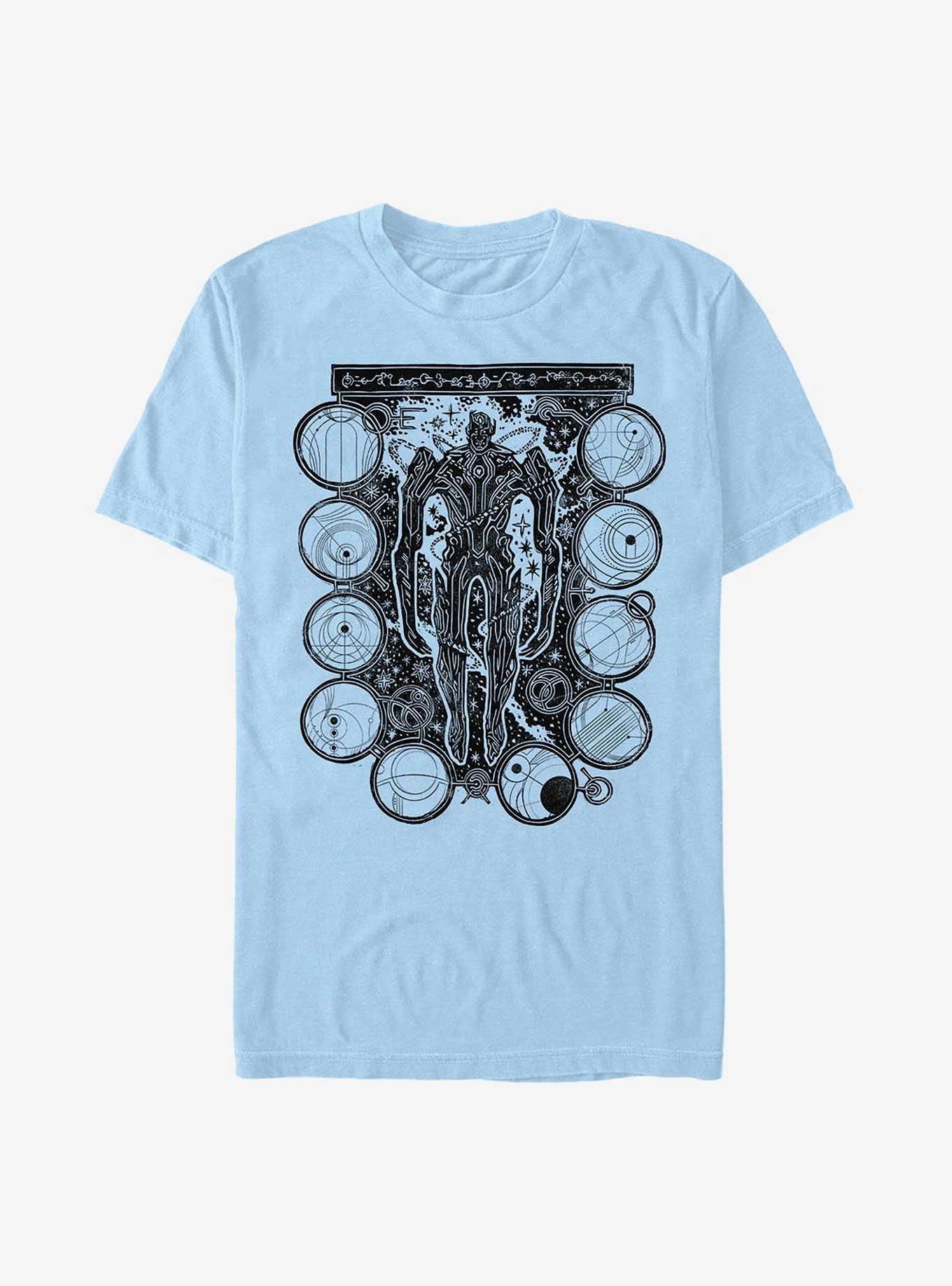 Marvel Eternals Arishem Wood Stamp T-Shirt, , hi-res