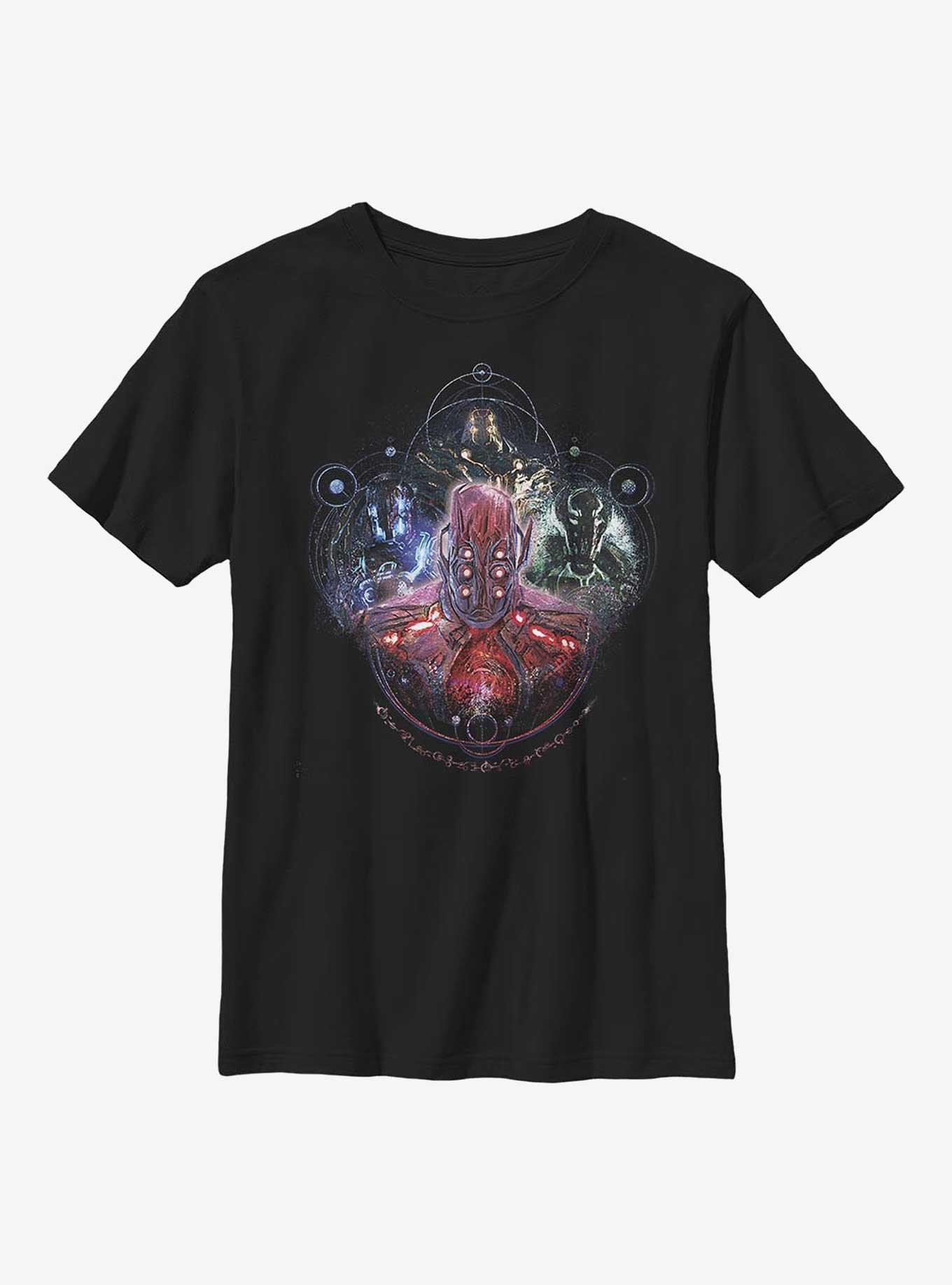 Marvel Eternals Four Celestials Youth T-Shirt, BLACK, hi-res