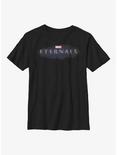Marvel Eternals Logo Youth T-Shirt, BLACK, hi-res
