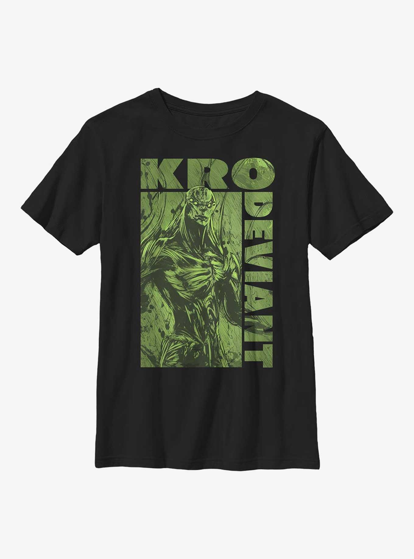 Marvel Eternals Green Kro Deviant Youth T-Shirt, , hi-res