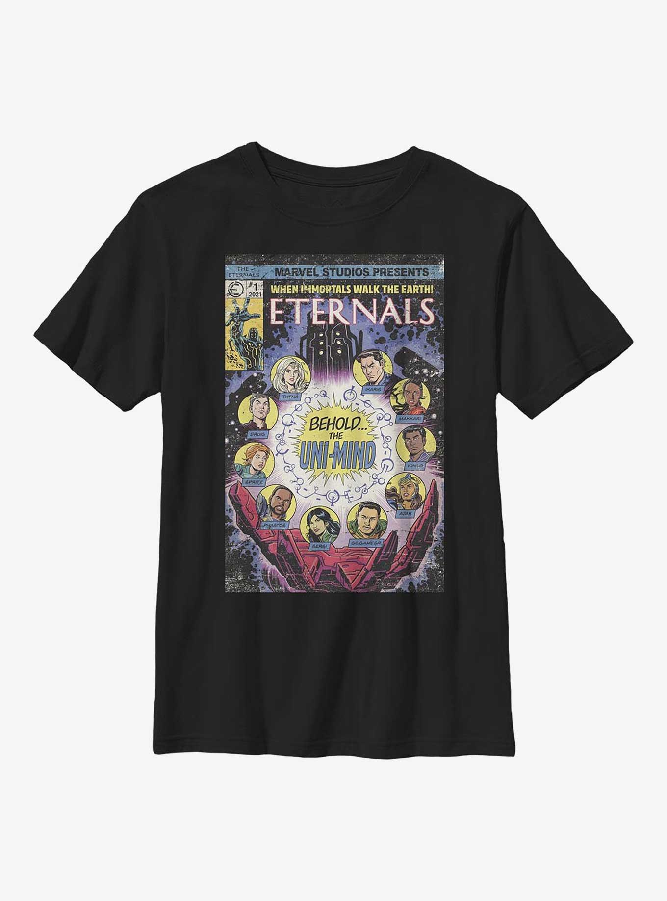 Marvel Eternals Vintage Comic Book Cover The Uni-Mind Youth T-Shirt, , hi-res