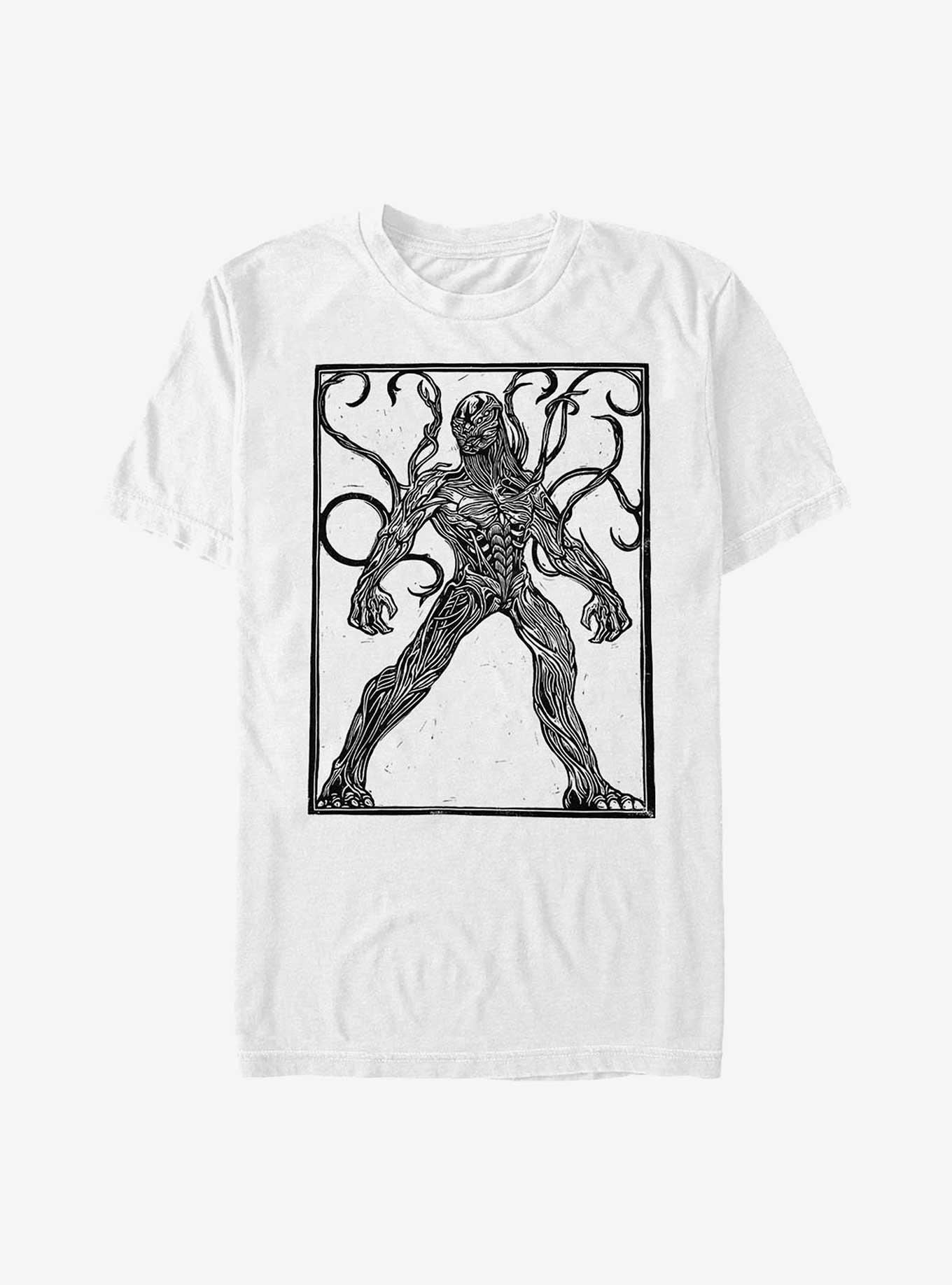 Marvel Eternals Kro Woodcut T-Shirt, WHITE, hi-res