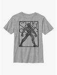 Marvel Eternals Kro Woodcut Youth T-Shirt, ATH HTR, hi-res