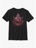 Marvel Eternals Celestial Looking Over Group Youth T-Shirt, BLACK, hi-res
