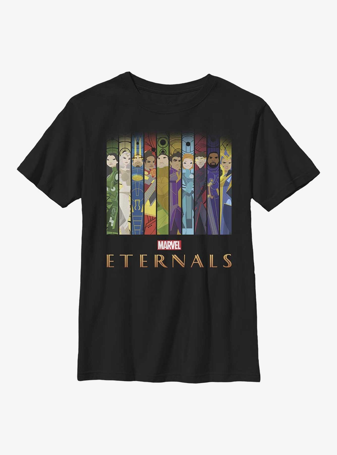 Marvel Eternals Vertical Panels Youth T-Shirt, , hi-res