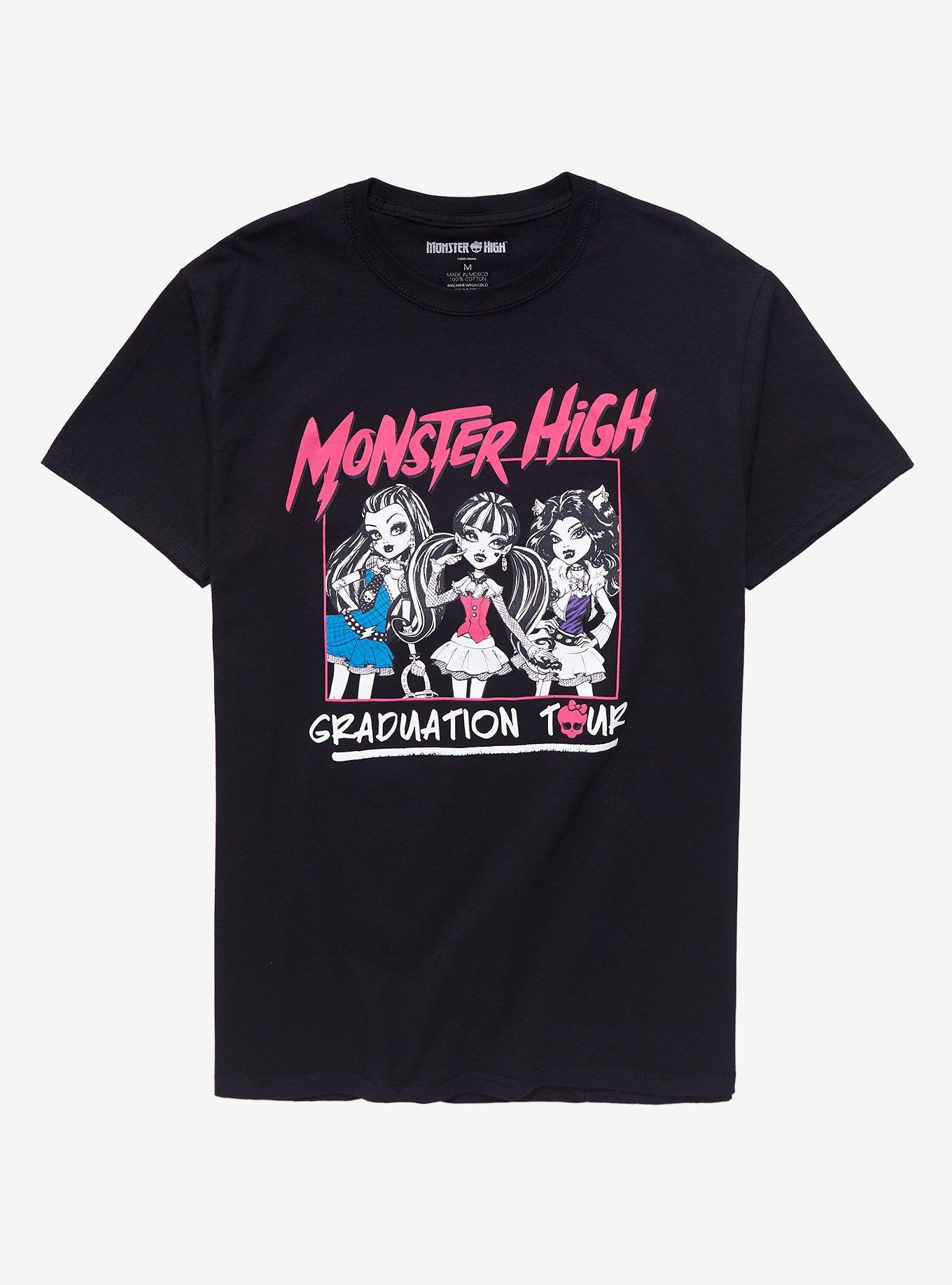 Monster High Graduation Tour Boyfriend Fit Girls T-Shirt, MULTI, hi-res