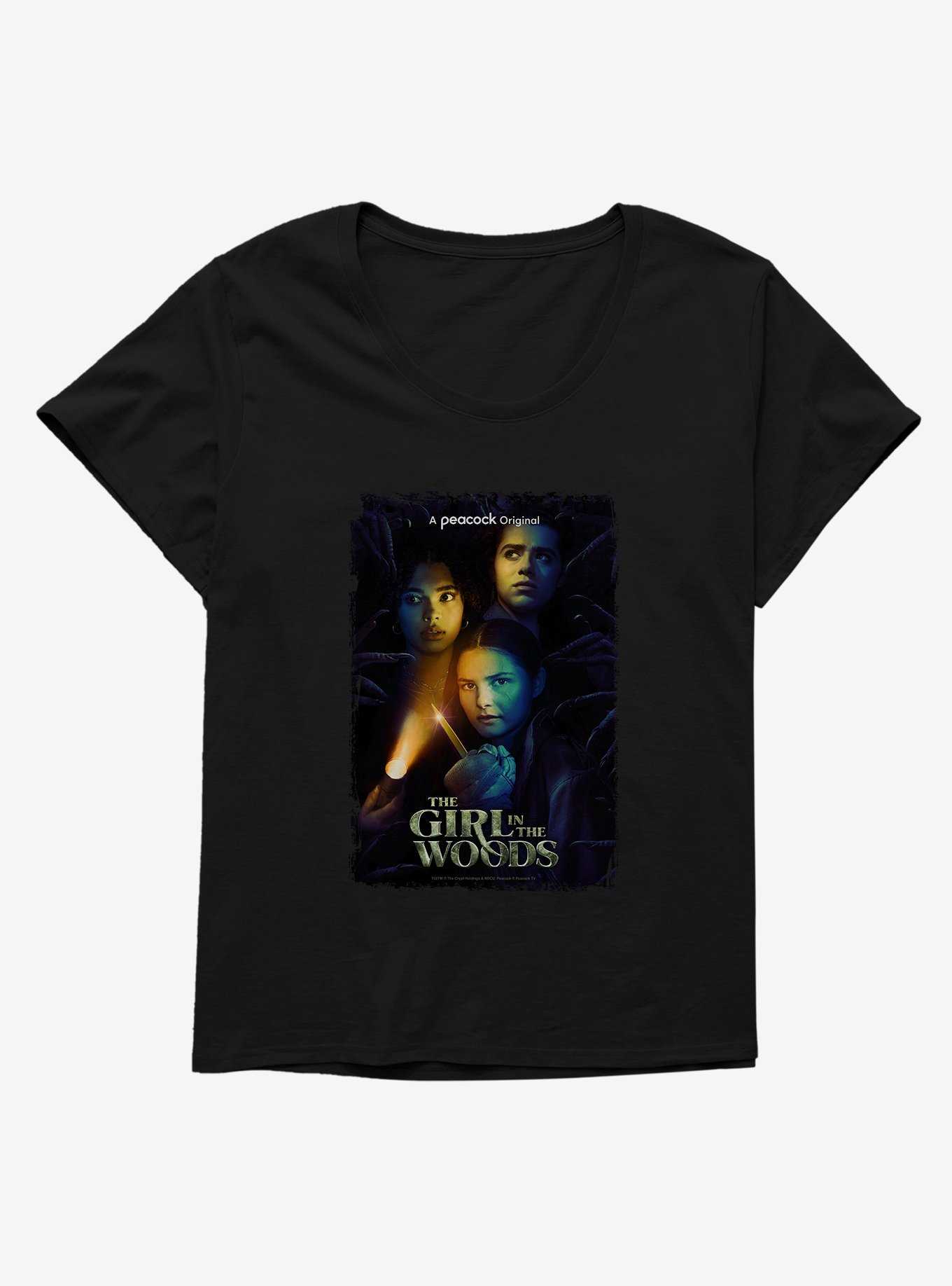 Peacock TV Girl In The Woods Series Poster Girls T-Shirt Plus Size, , hi-res