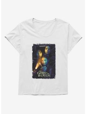 Peacock TV Girl In The Woods Series Poster Girls T-Shirt Plus Size, WHITE, hi-res
