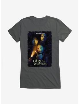 Peacock TV Girl In The Woods Series Poster Girls T-Shirt, CHARCOAL, hi-res