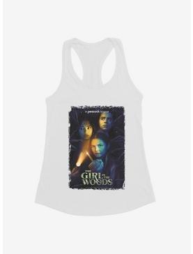 Peacock TV Girl In The Woods Series Poster Girls Tank, WHITE, hi-res