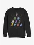 Marvel Eternals Silhouette Heads Pyramid Sweatshirt, BLACK, hi-res