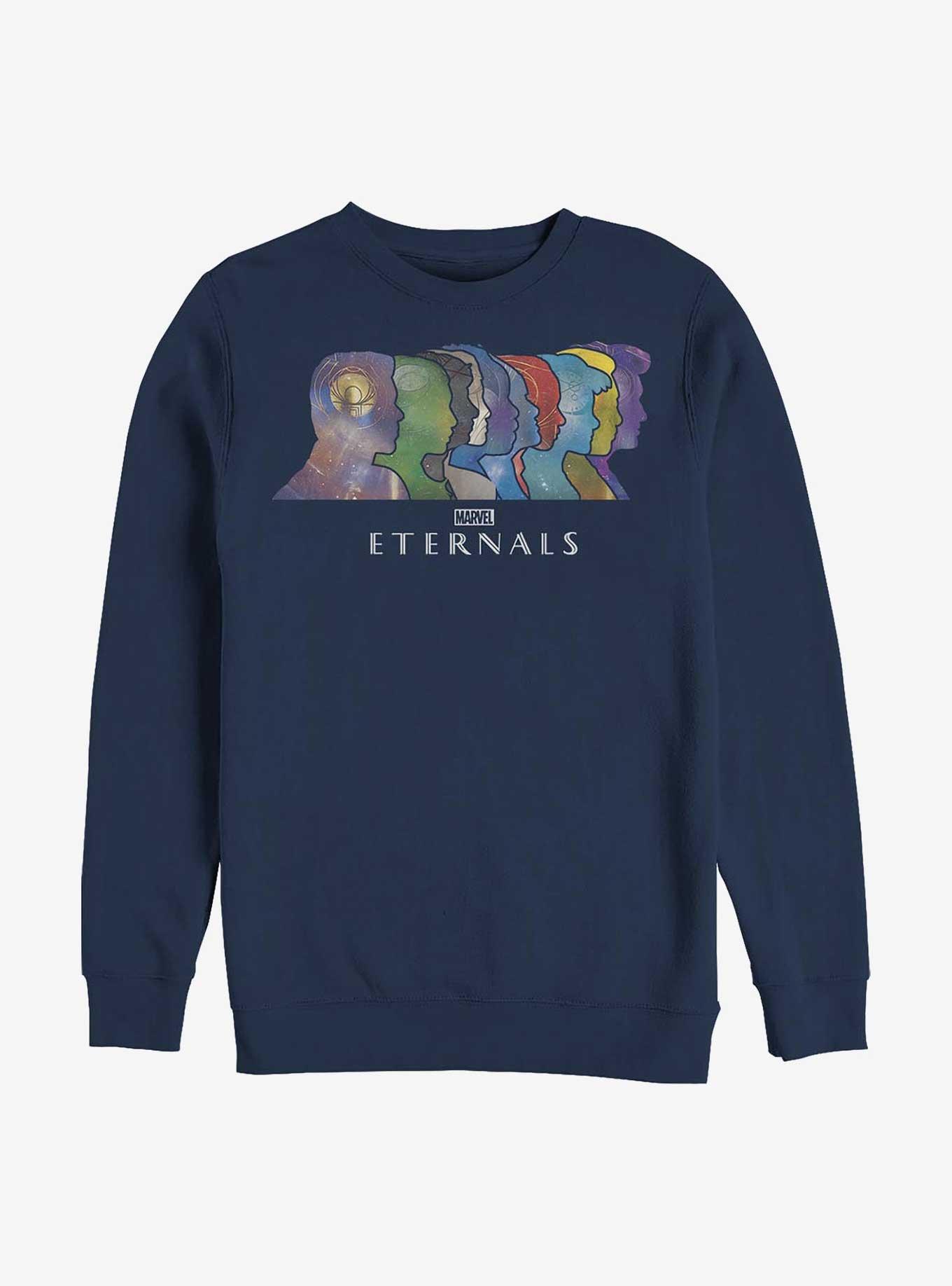 Marvel Eternals Silhouette Heads Sweatshirt, , hi-res