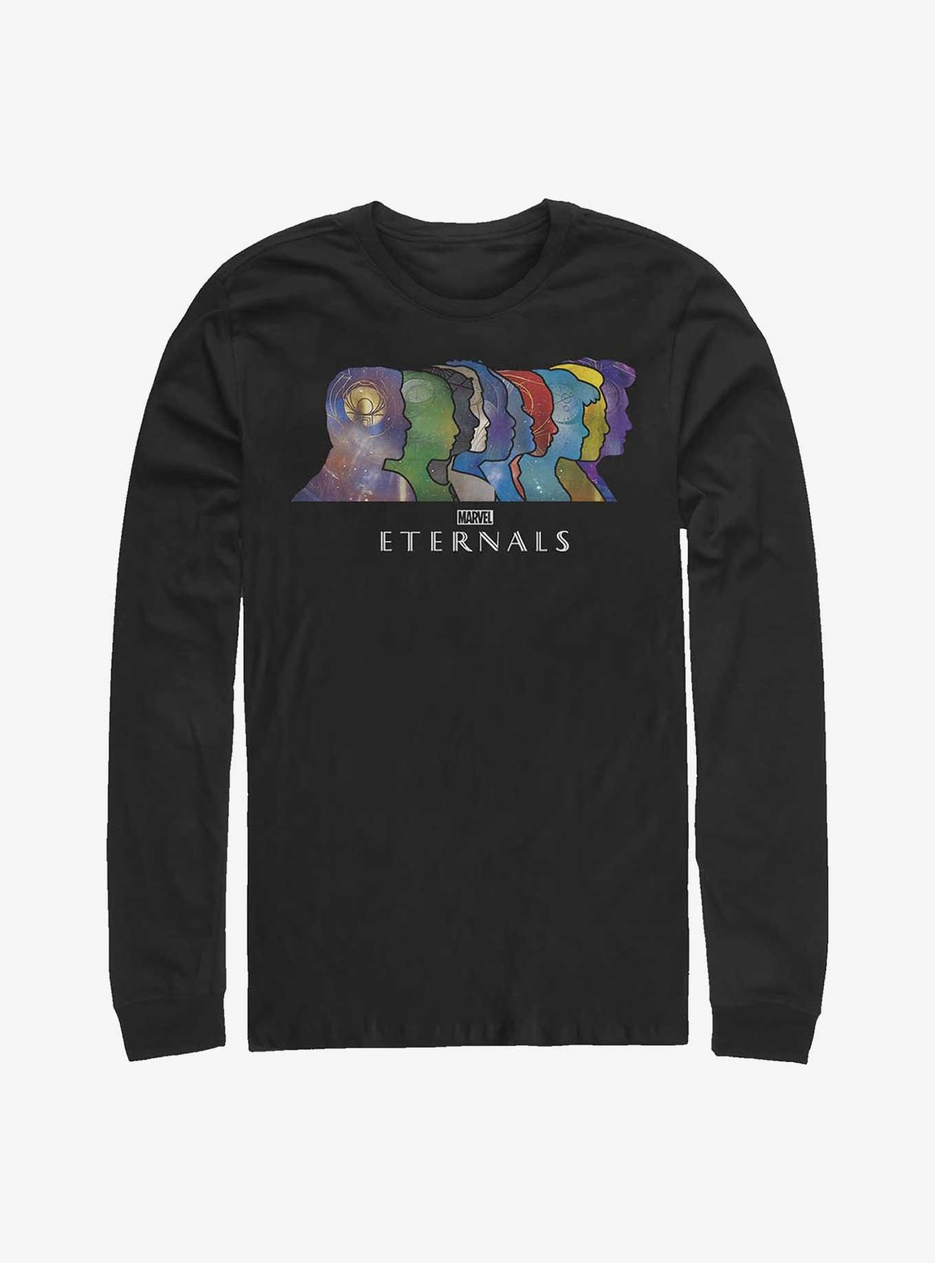 Marvel Eternals Silhouette Heads Long-Sleeve T-Shirt, , hi-res