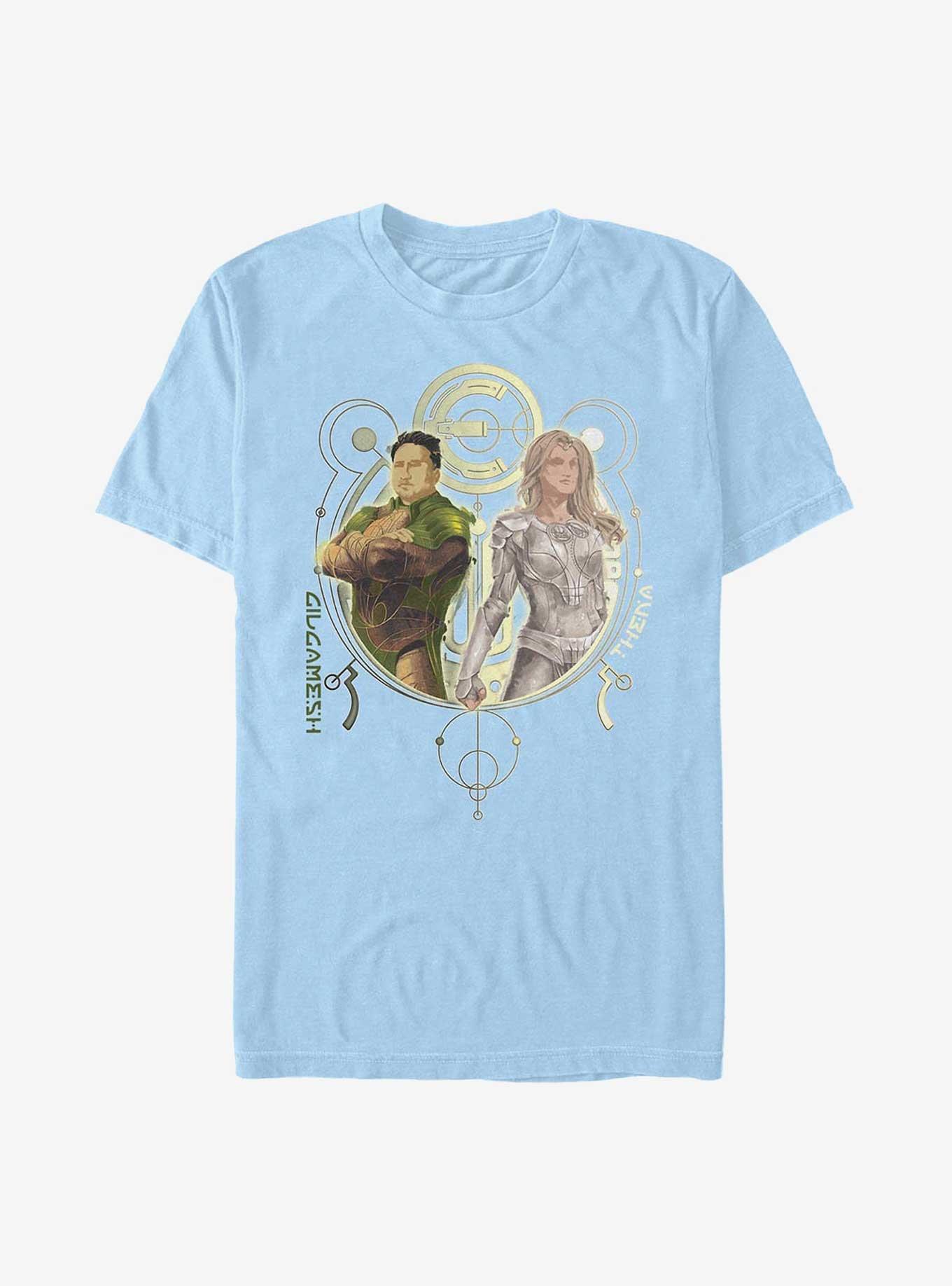 Marvel Eternals Gilgamesh & Thena Duo T-Shirt, LT BLUE, hi-res