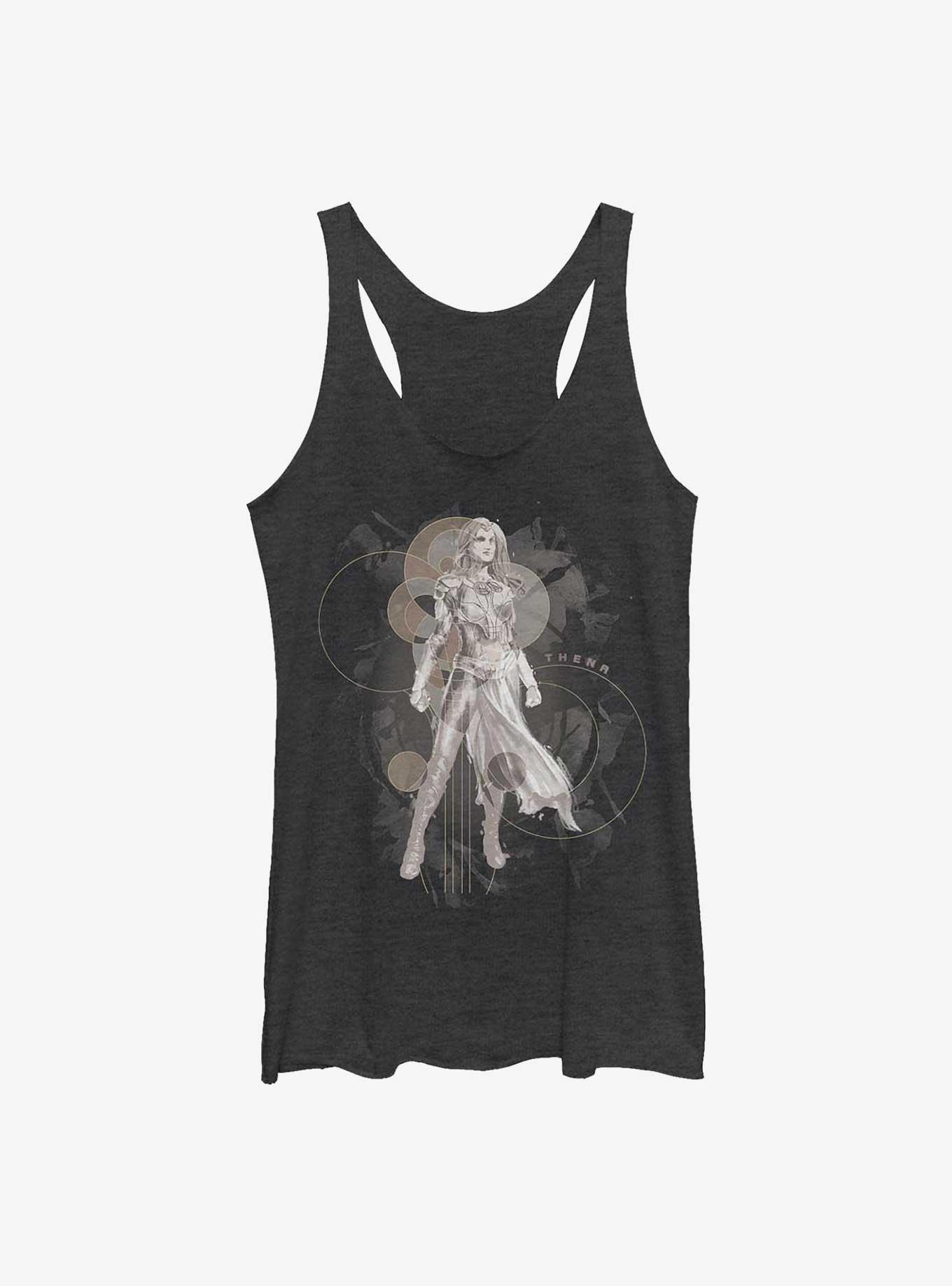 Marvel Eternals Thena Hero Womens Tank Top, BLK HTR, hi-res