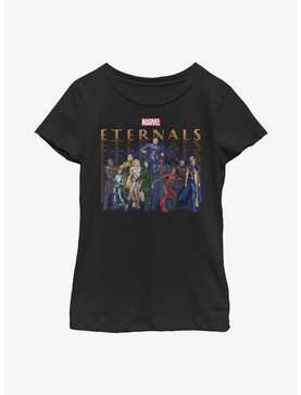 Marvel Eternals Eternals Group Repeating Youth Girls T-Shirt, , hi-res