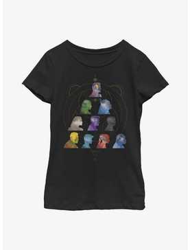 Marvel Eternals Silhouette Heads Pyramid Youth Girls T-Shirt, , hi-res
