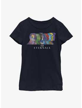 Marvel Eternals Silhouette Heads Youth Girls T-Shirt, , hi-res