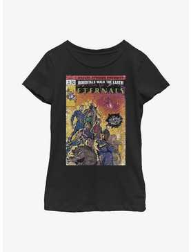 Marvel Eternals Vintage Style Comic Book Cover Youth Girls T-Shirt, , hi-res