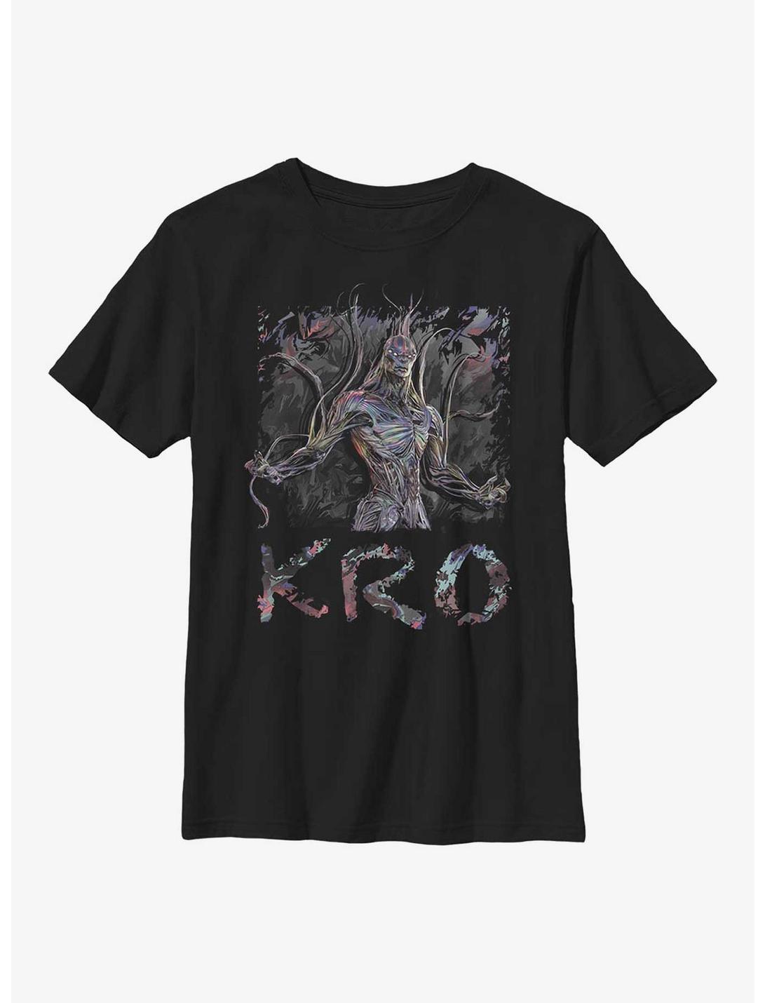 Marvel Eternals Camo Kro Youth T-Shirt, BLACK, hi-res