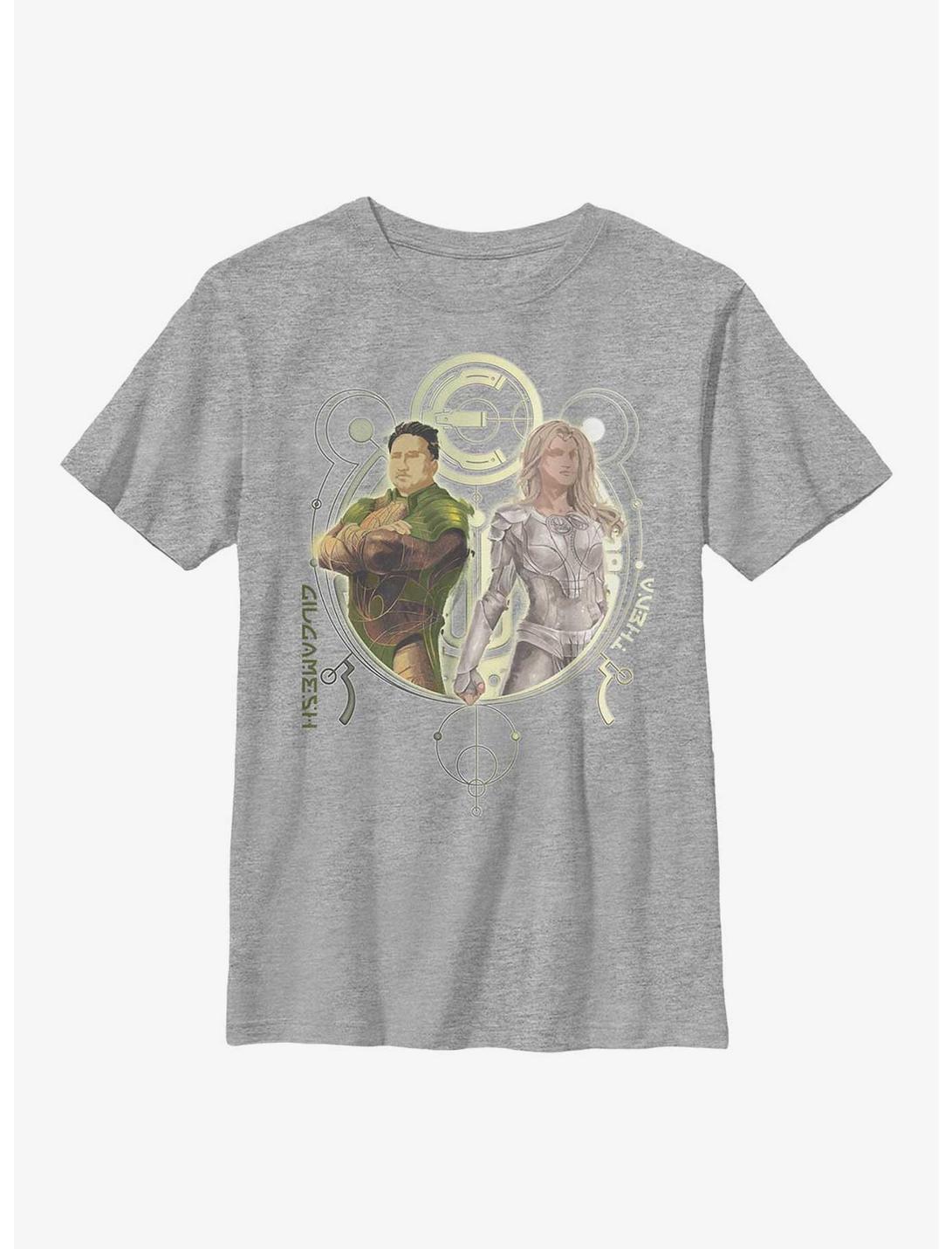 Marvel Eternals Gilgamesh & Thena Duo Youth T-Shirt, ATH HTR, hi-res