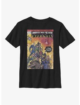 Marvel Eternals Vintage Style Comic Book Cover Youth T-Shirt, , hi-res